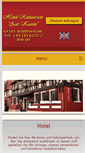 Mobile Screenshot of hotelzurkanne.de