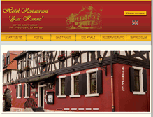 Tablet Screenshot of hotelzurkanne.de